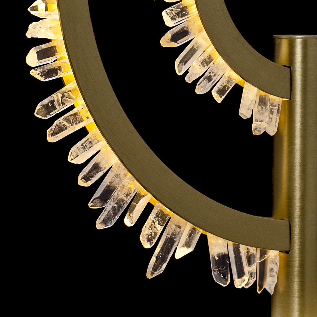 Настольная лампа DeLight Collection Quartz Halo MT20020154-2A (satin gold)