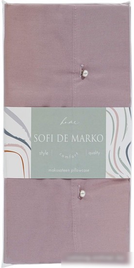 Постельное белье Sofi De MarkO Premium Mako 70х70 Нав-Пм-лил-70х70 (лиловый)