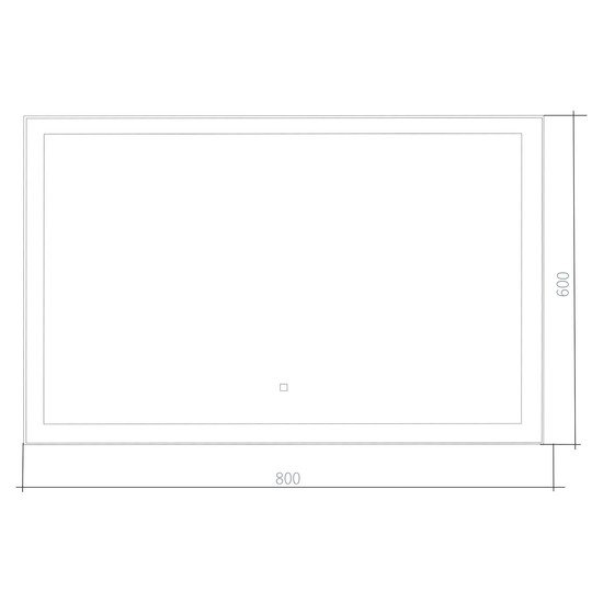Toppus Зеркало Velour 80x60