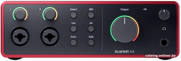 Аудиоинтерфейс Focusrite Scarlett 4i4 (4-е поколение)