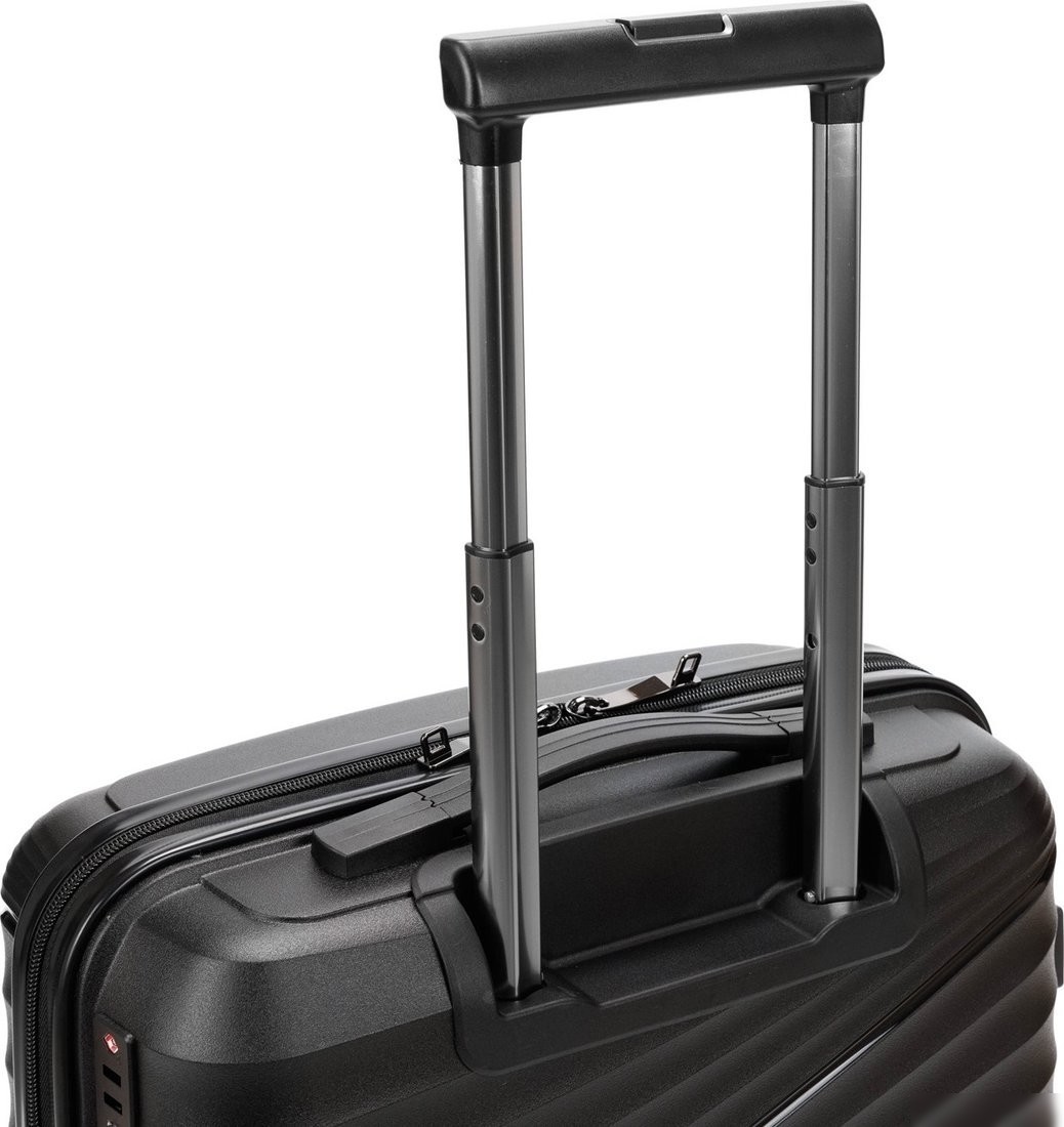Чемодан-спиннер Torber Nevo T2207S (черный)