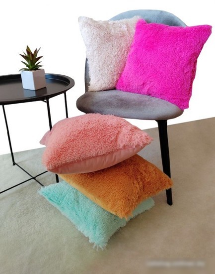 Декоративная подушка Lanatex Plush 0341 22223 (35x35x14см, кофейный)