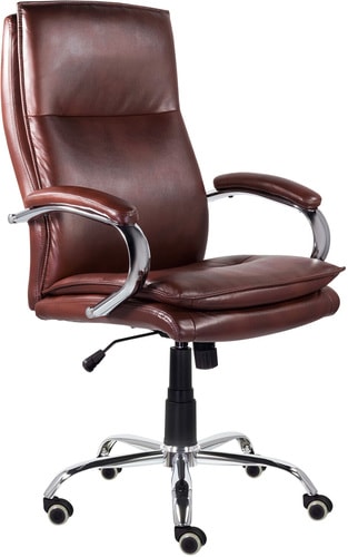 Кресло Brabix Premium Cuba EX-542 (экокожа/коричневый)