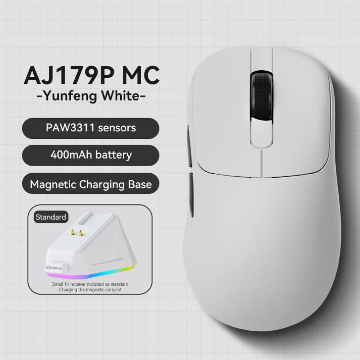 Игровая мышь Ajazz AJ179P MC (белый)