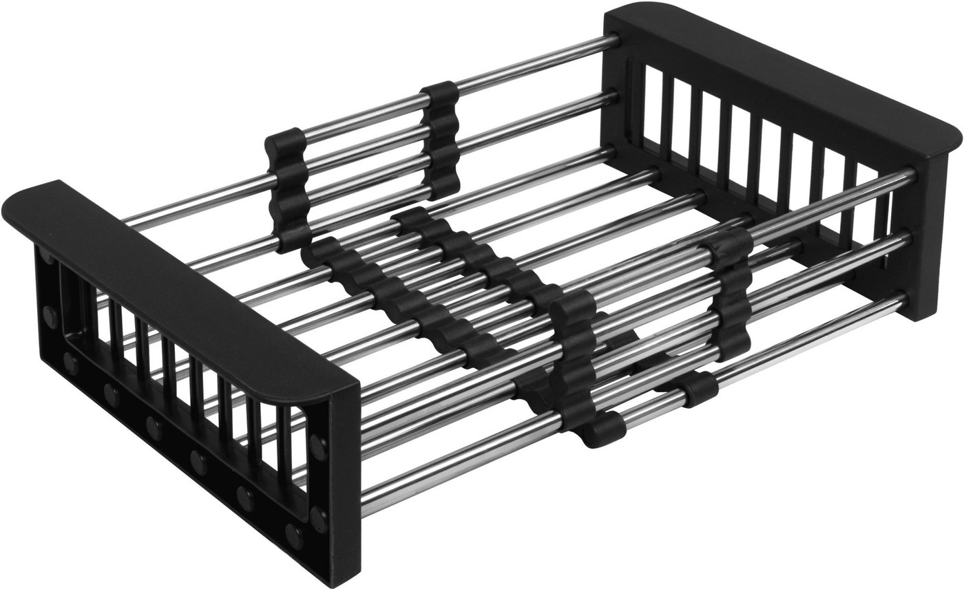 Кухонная мойка Schtoff Best Decor Black 4550 + коландер KR-1 BLACK + дозатор SD-1 BLACK, комплект