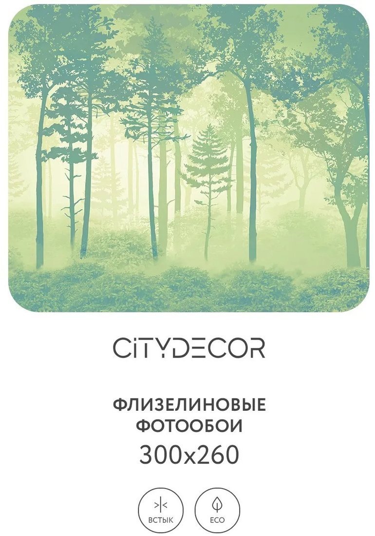Фотообои Citydecor Таинственный лес 11 300x260