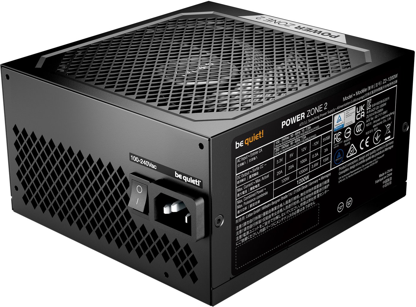 Блок питания be quiet! Power Zone 2 1200W