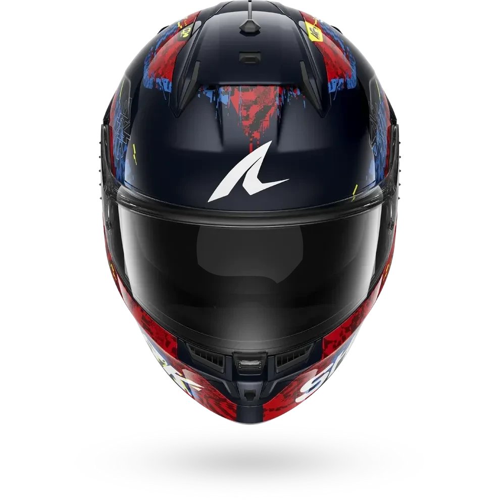 Мотошлем Shark Helmets D-Skwal 3 Speed-Vib HE0908E-BRB-M (M, синий/красный/синий)