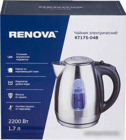 Электрический чайник Renova KT17S-04B