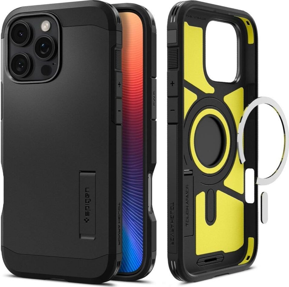 Чехол для телефона Spigen Tough Armor Mag Magsafe для iPhone 16 Pro Max Black