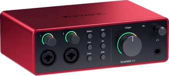 Аудиоинтерфейс Focusrite Scarlett 4i4 (4-е поколение)