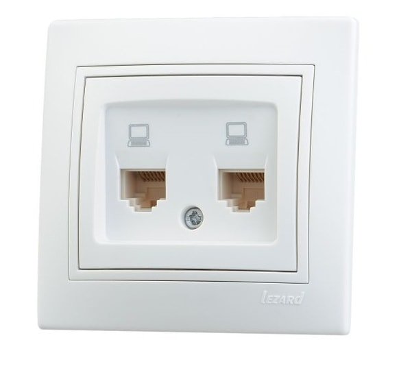 Розетка компьютерная Lezard Mira 701-0202-141