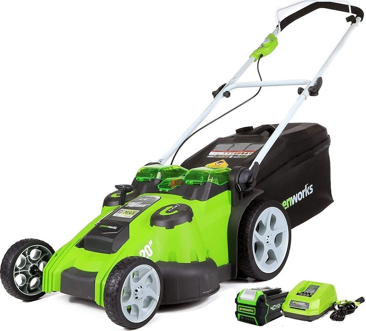 Газонокосилка Greenworks G40LM49DBK4 (с 1-м АКБ 4 Ah)