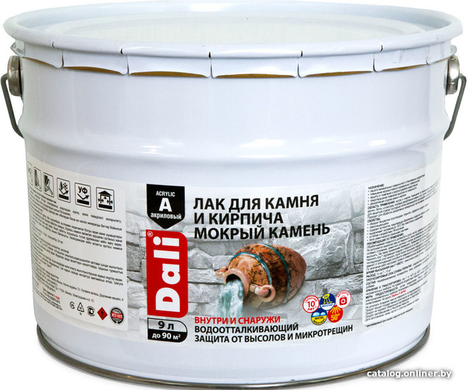 Лак Dali Мокрый камень 9 л Лак Dali Мокрый камень 9 л