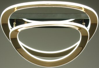 Припотолочная люстра BayerLux Johanna 10553517 (золото/черный)