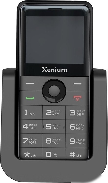 Кнопочный телефон Xenium X700 (черный)