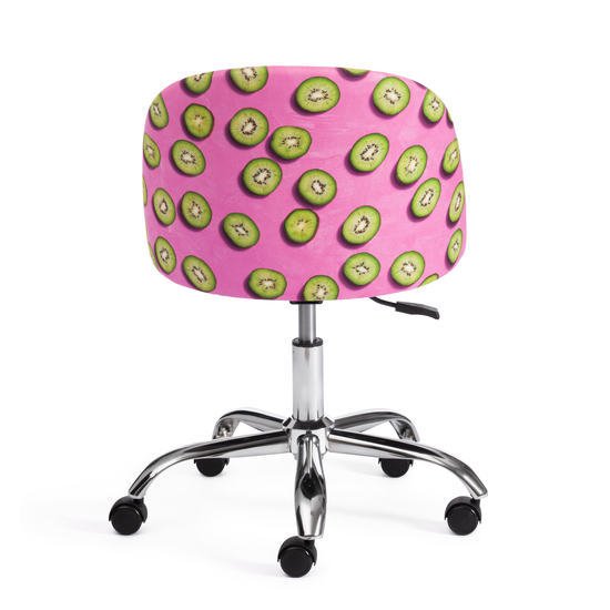 Кресло TetChair Melody Botanica 06 kiwi/138 (ткань/флок, фиолетовый)