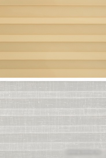 Плиссе Delfa Basic Crush СПШ-35501/3504 Basic Transparent (73x160, ваниль/белый)