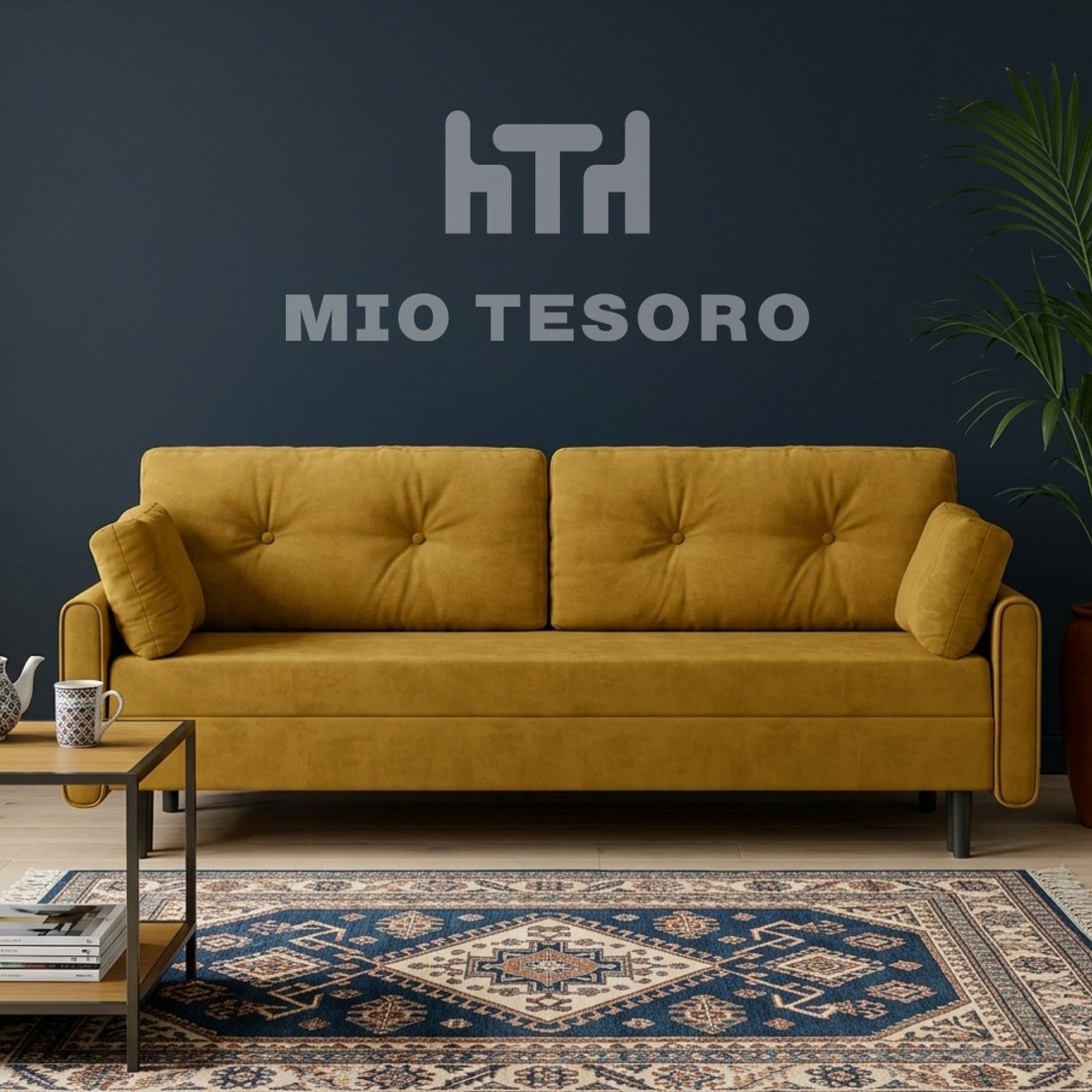Диван Mio Tesoro Оливер SB3 (Ultra Mustard)