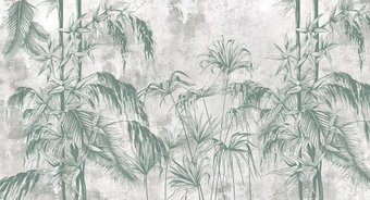Фотообои Vimala Зеленые джунгли 270x500