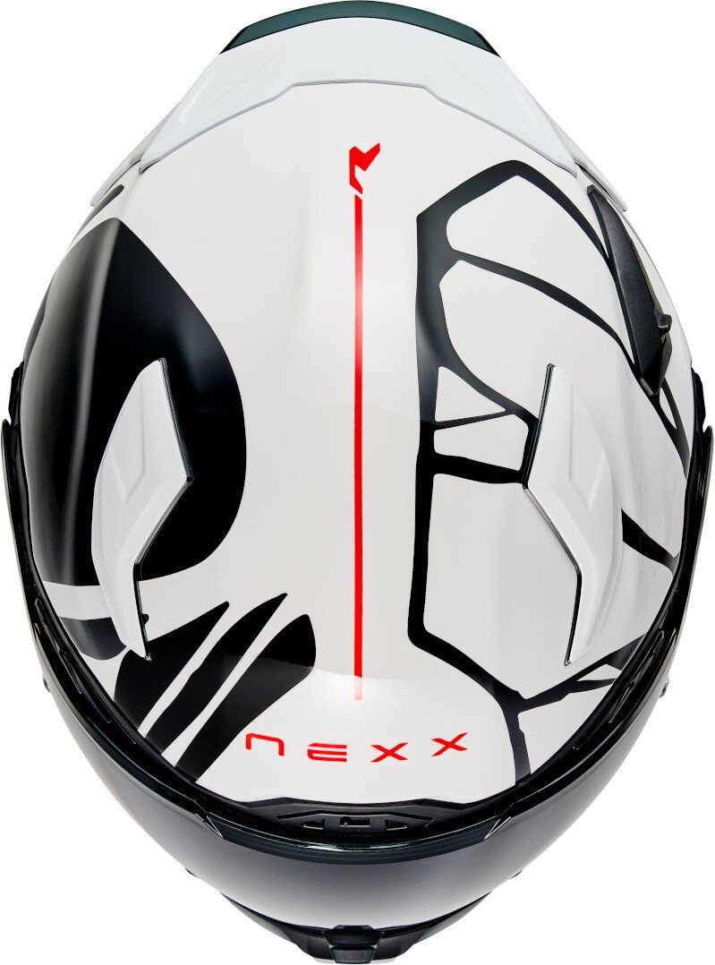Мотошлем Nexx Helmets X.WST3 B-Side (XL, белый/черный)