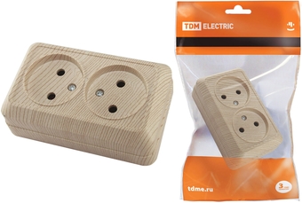 Розетка TDM Electric Ладога SQ1801-0051