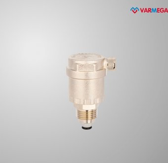 Запорная арматура Varmega Автоматический воздухоотводчик 1/2", боковой выпуск, с отсекающим клапаном VM13002