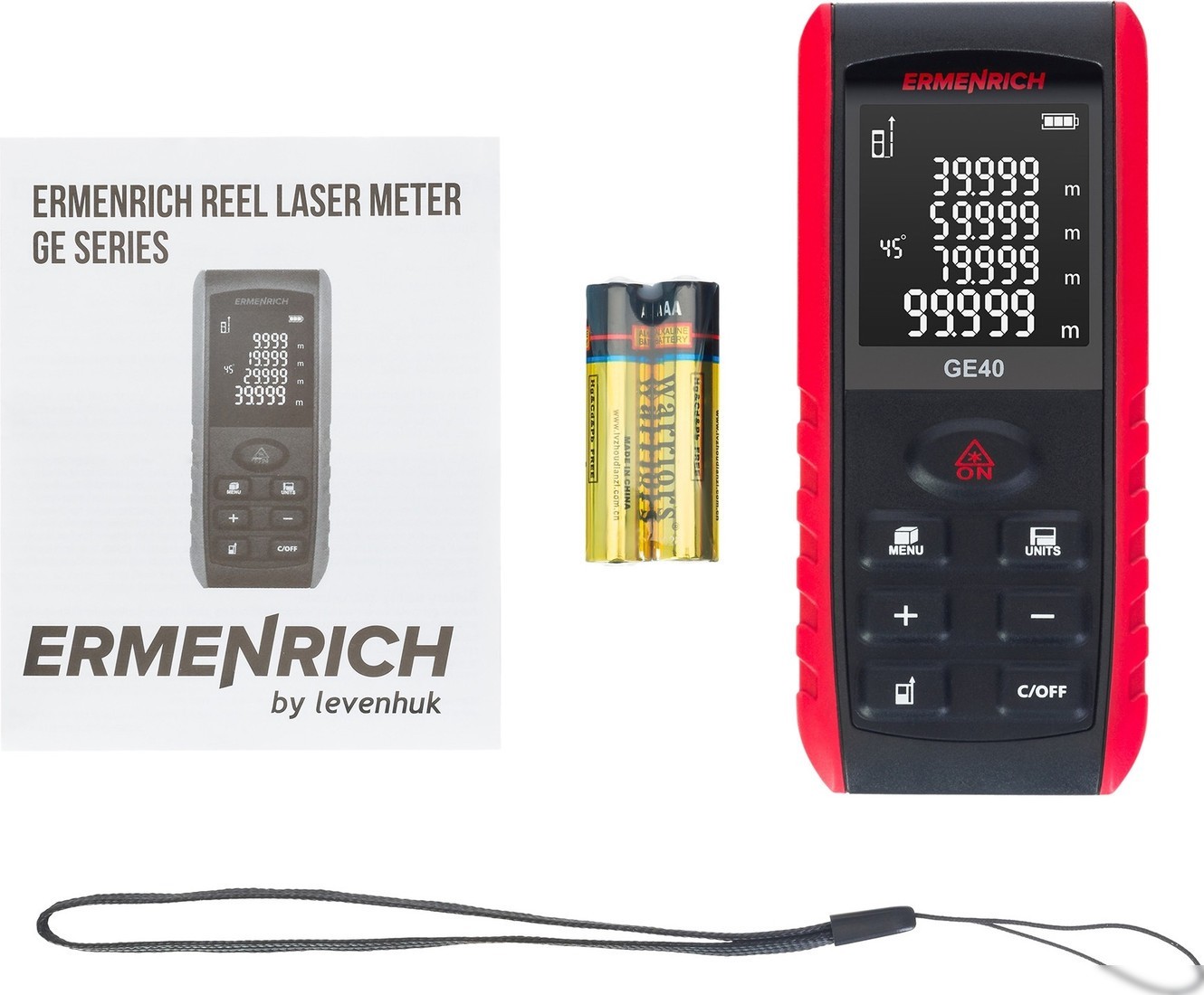 Лазерный дальномер Ermenrich Reel GE40 83075