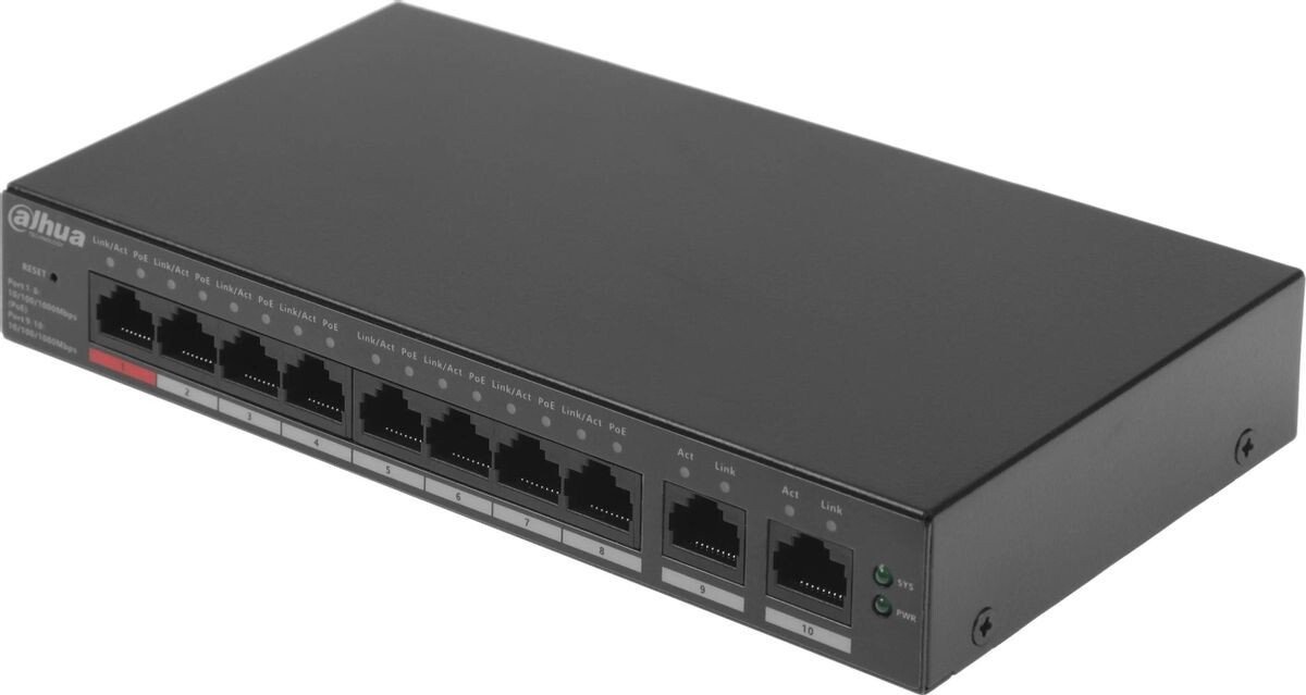 Управляемый коммутатор 2-го уровня Dahua DH-CS4010-8GT-110