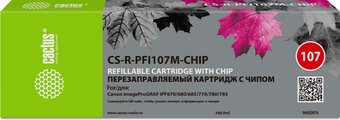 Картридж CACTUS CS-R-PFI107M-CHIP с чипом