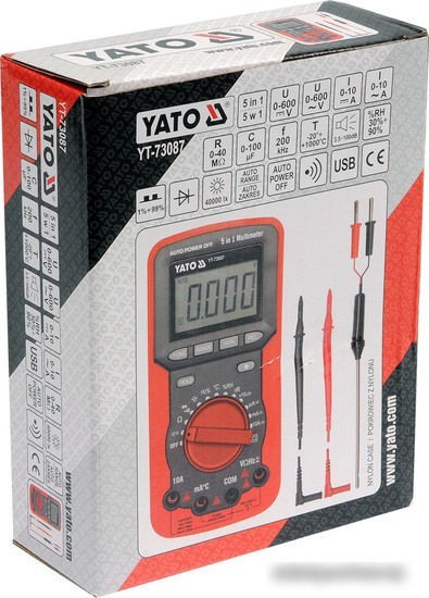 Мультиметр Yato YT-73087