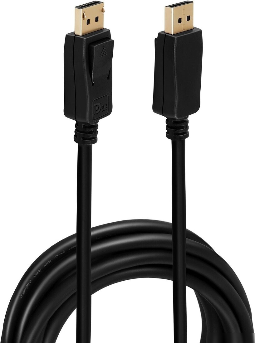 Кабель Buro BU-DP-V1.4-3M DisplayPort - DisplayPort (3м, черный)