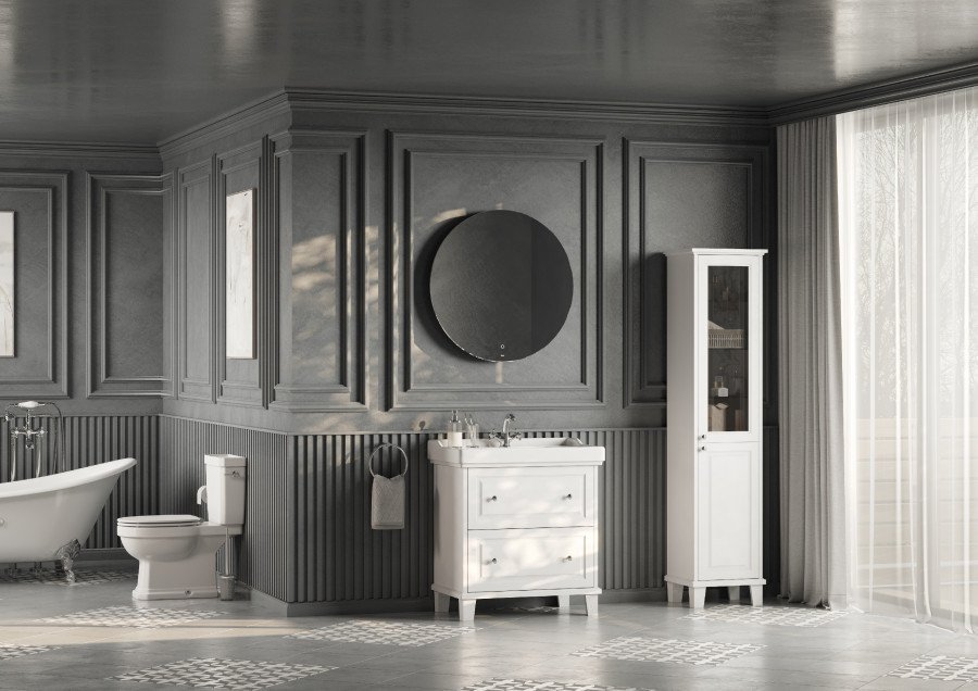 Roca Тумба под умывальник Carmen 80 ZRU9307845 (белый матовый)