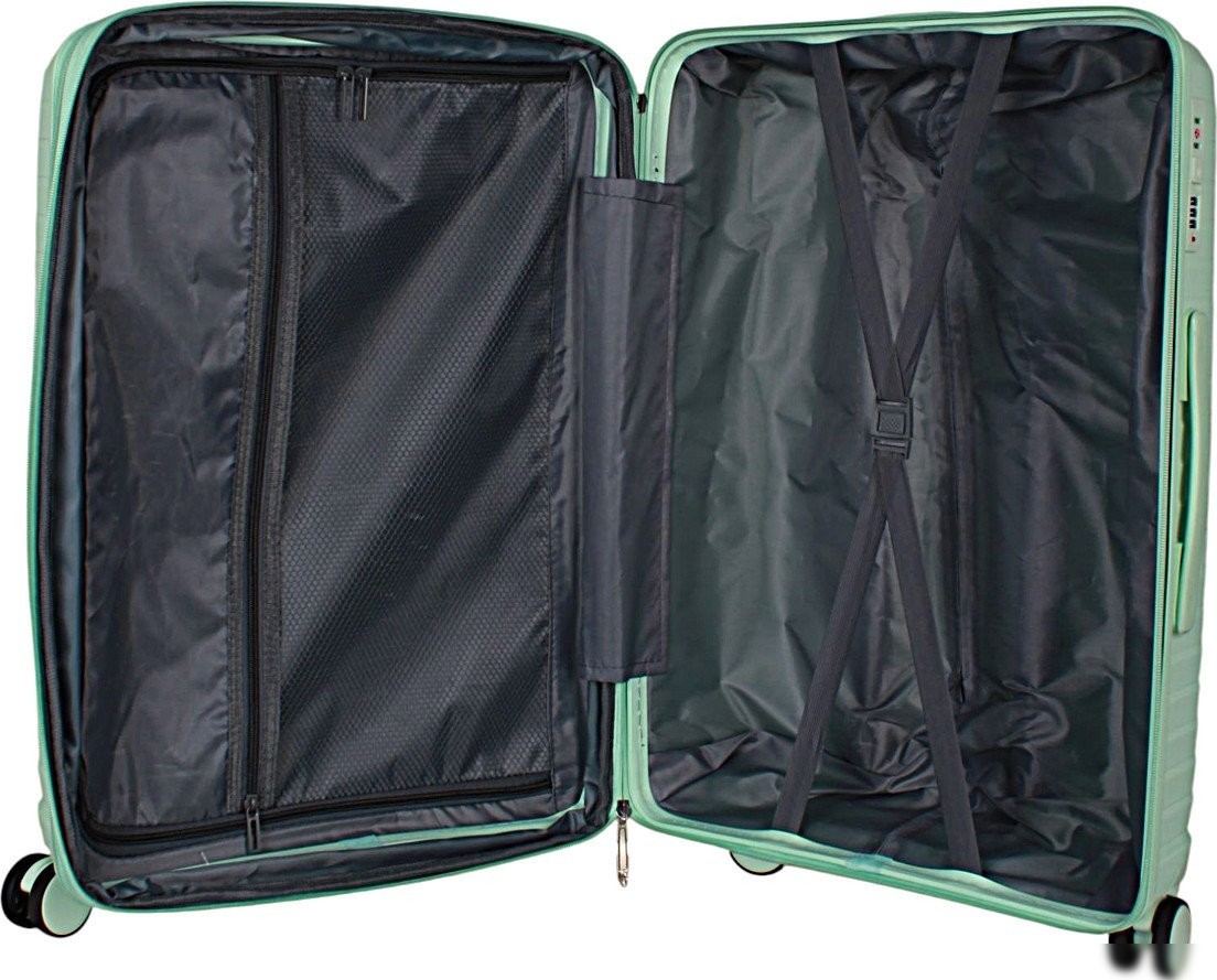Чемодан-спиннер Eurobags PP-N21 L (мятный)