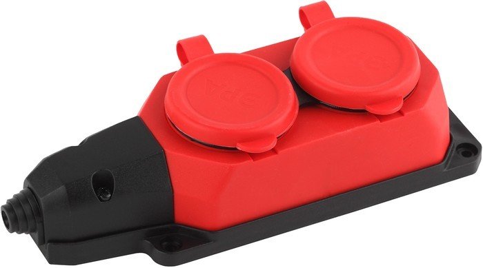 Колодка ЭРА K-2e-RED-IP44