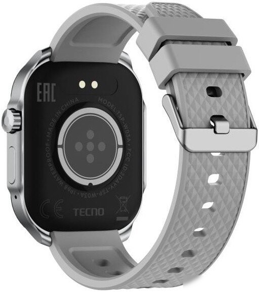 Умные часы Tecno Watch 3 Active TSP-W03A (серебристый)