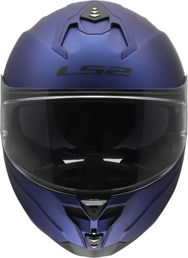 Мотошлем LS2 FF817 Challenger II Solid (2XL, темно-синий матовый)