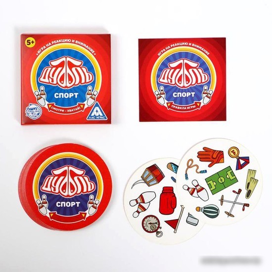 Настольная игра Лас Играс Дуббль. Спорт 4224400