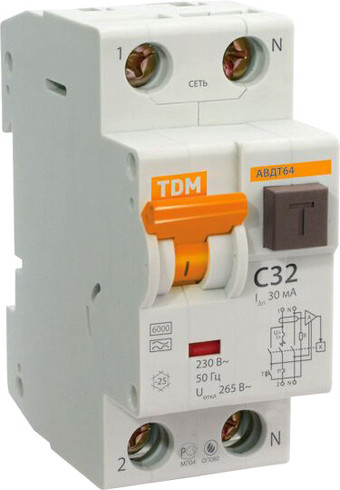 Дифференциальный автомат TDM Electric SQ0205-0005
