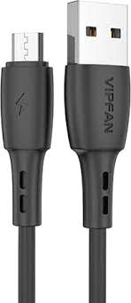 Кабель Vipfan X05 USB Type-A -microUSB (2 м, черный)