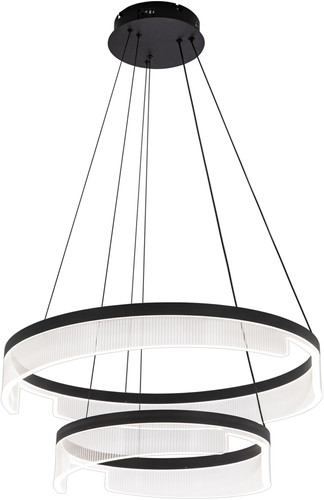 Подвесная люстра LED4U L5022-600-400 BK