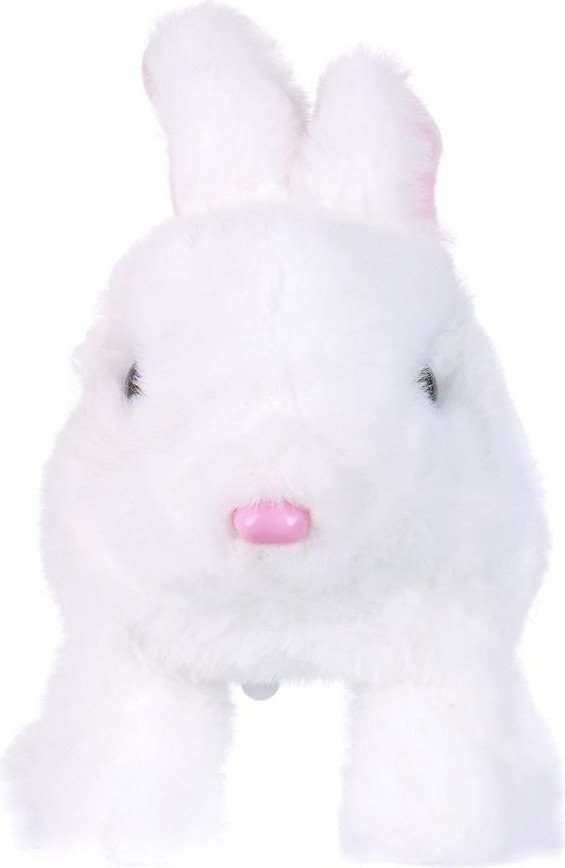 Интерактивная игрушка Мой Питомец Кролик снежок с морковкой A188-H01025B