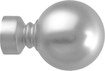 Наконечник для карниза Lm Decor YF059 Шар большой 19мм (сатин)