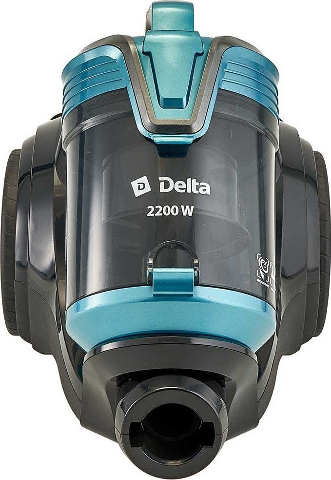 Пылесос Delta DL-0852 (черный/бирюзовый)