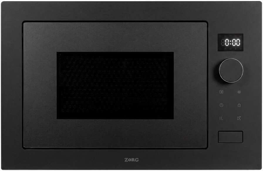 Микроволновая печь ZorG MIO252 S black+gray (черный матовый)