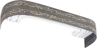 Карнизы для штор Legrand Элиза (2.4 м, графит/серебристый)