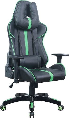 Кресло Brabix GT Carbon GM-120 (черный/зеленый)