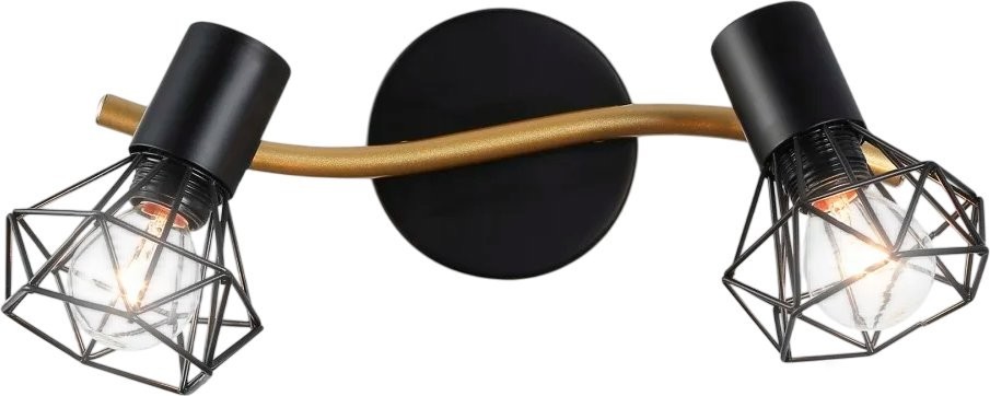 Спот Ambrella TR8656/2 BK/GD (черный/золото) Спот Ambrella TR8656/2 BK/GD (черный/золото)