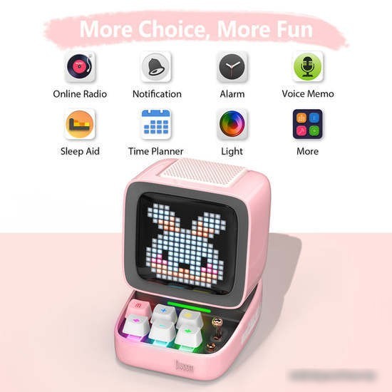 Беспроводная колонка Divoom Ditoo Pro (белый)
