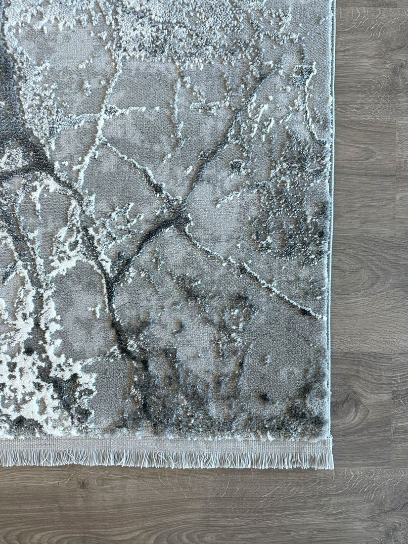 Ковер для жилой комнаты Radjab Carpet Марсель NP 371 Прямоугольник 11540RK (1.6x3, Grey)